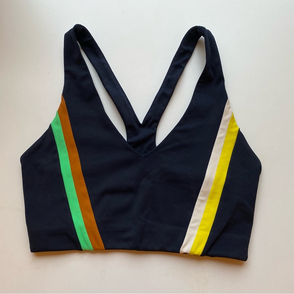 Splits59 Techflex Bra in Navy Colorblock XS